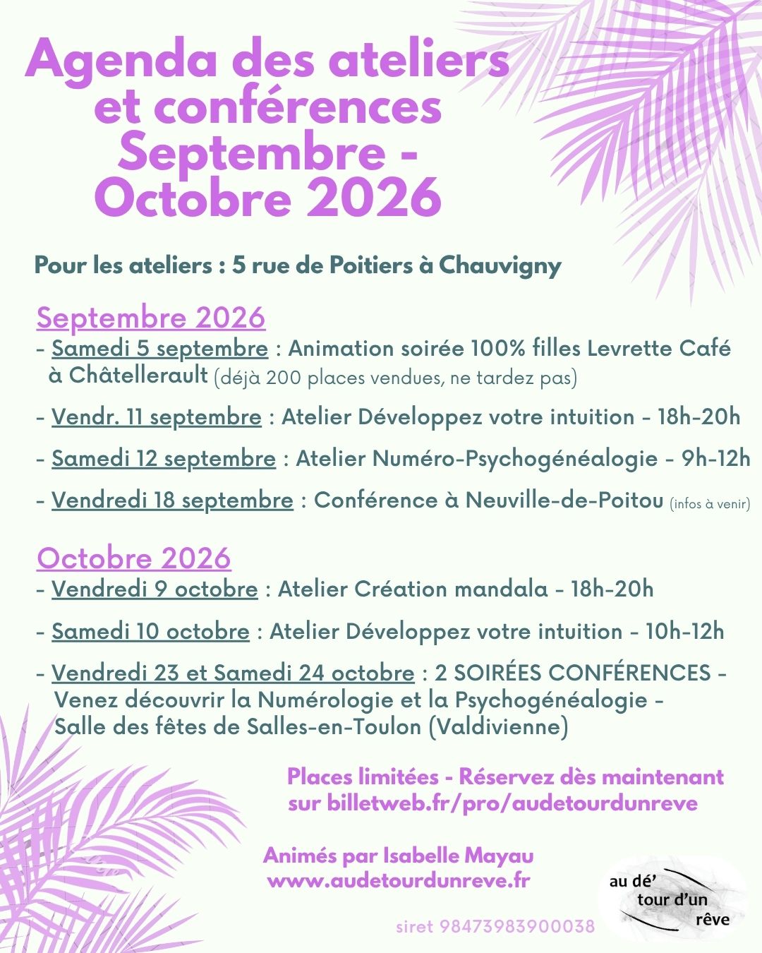 Création de mandalas avec la Numérologie - ouvert aux enfants