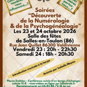 Conférence sur la Numérologie et la Psychogénéalogie