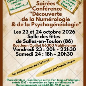 Conférence sur la Numérologie et la Psychogénéalogie